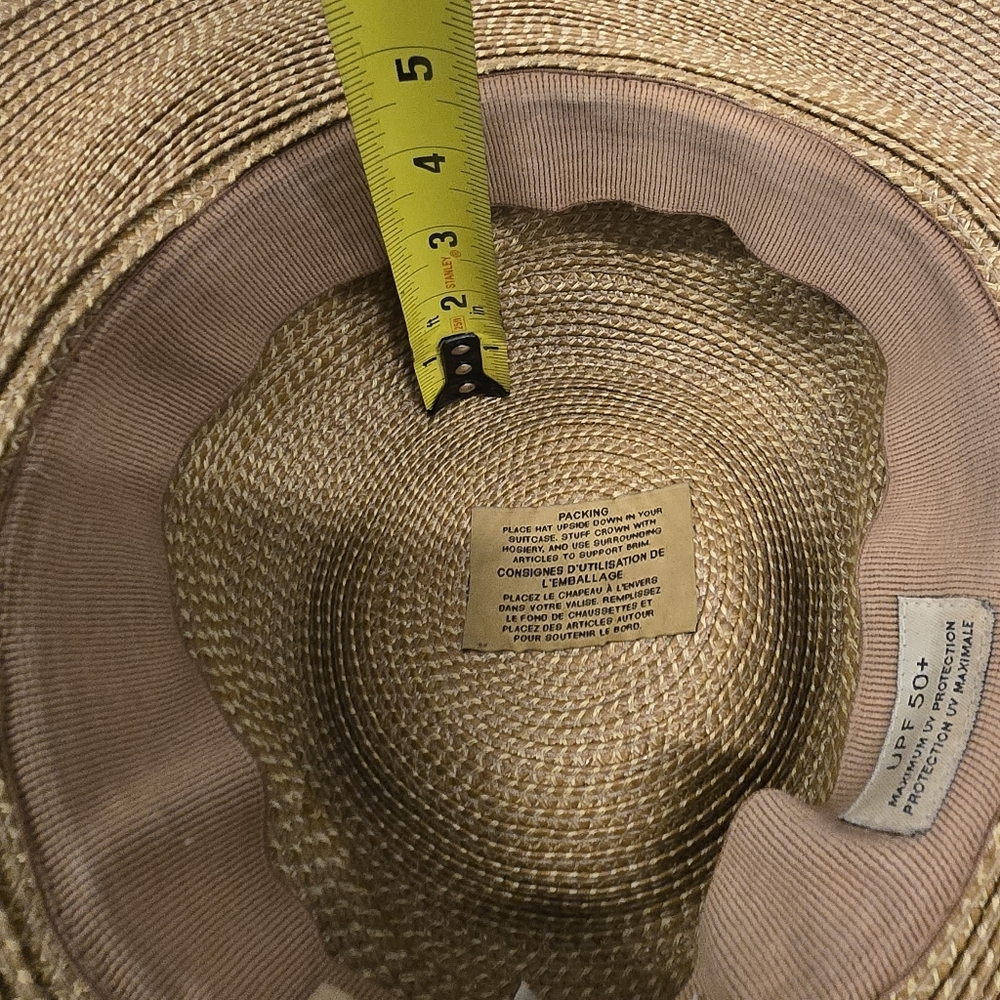 Eric Javits Bella Straw Wide-Brim Sun Hat - Picture 11 of 16